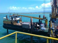 Offshore material transport